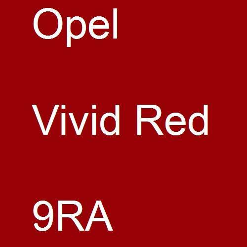 Opel, Vivid Red, 9RA.